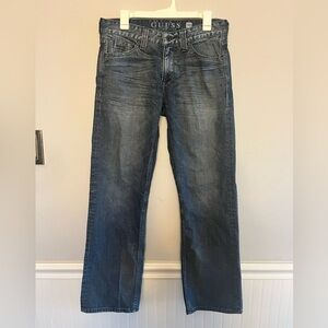 REPOSH Guess Men's Relaxed Jeans - Dark Blue